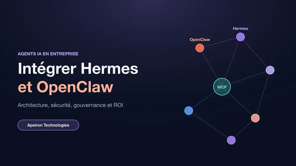 Intégrer Hermes et OpenClaw en entreprise : le guide complet — Blog Apeiron Technologies