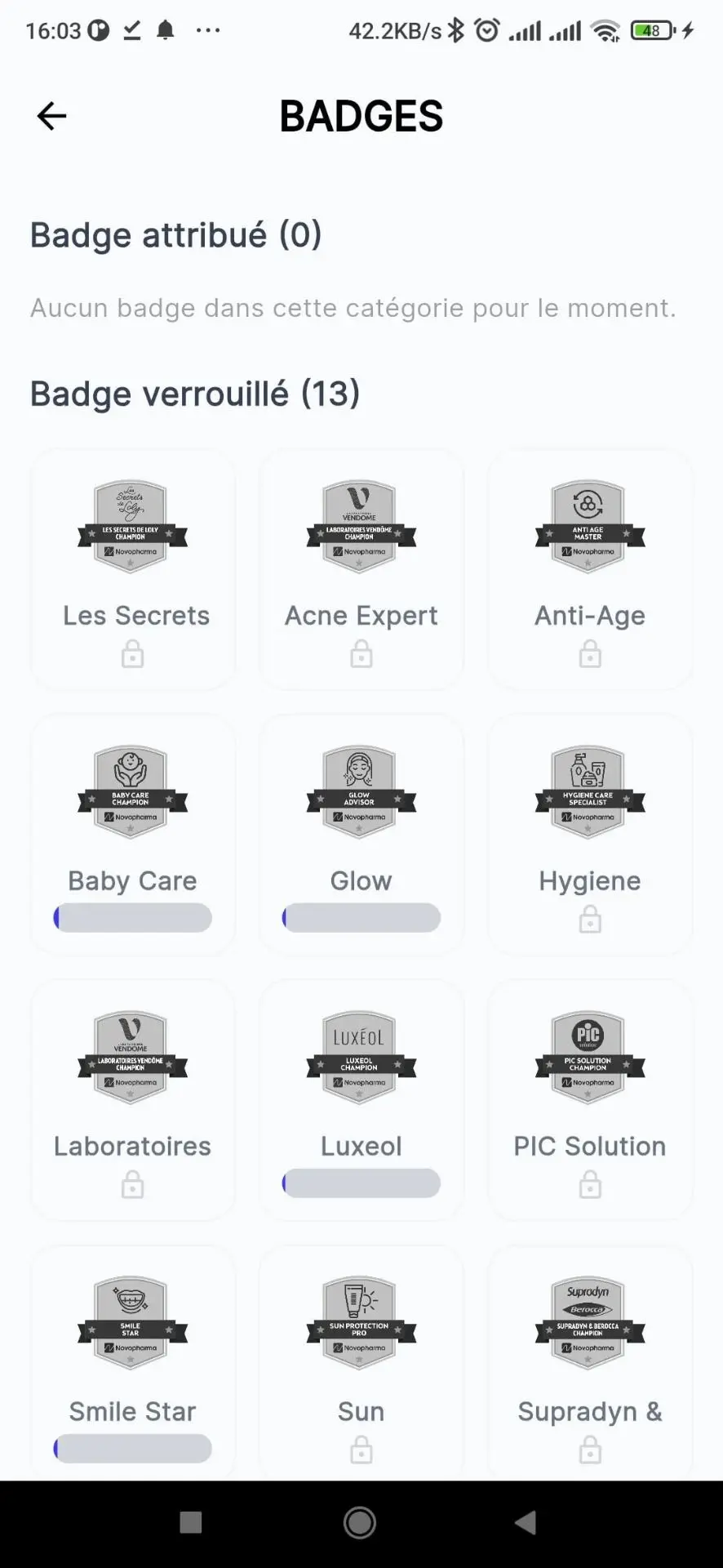 Lab-branded badges