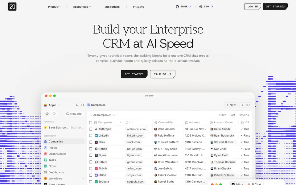 Twenty CRM — modern open-source CRM