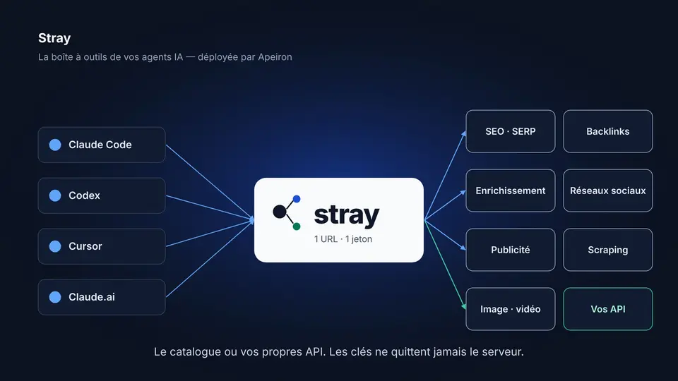 Stray — Tool Gateway for AI Agents | Apeiron