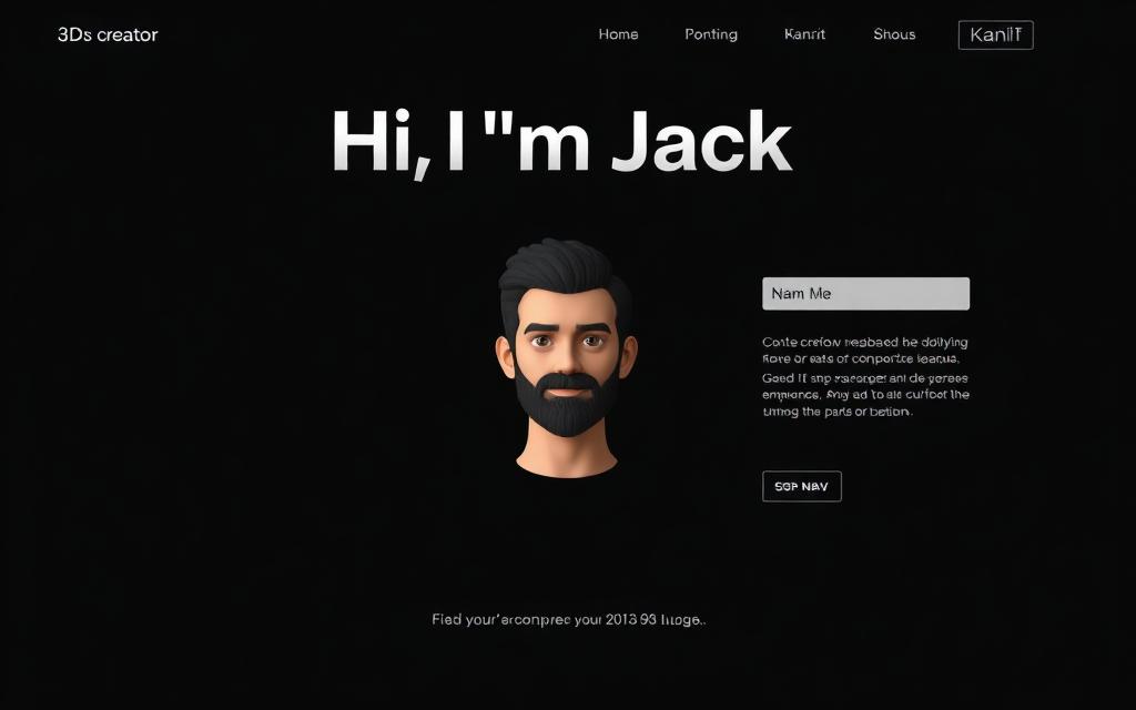 Jack — 3D Creator Portfolio