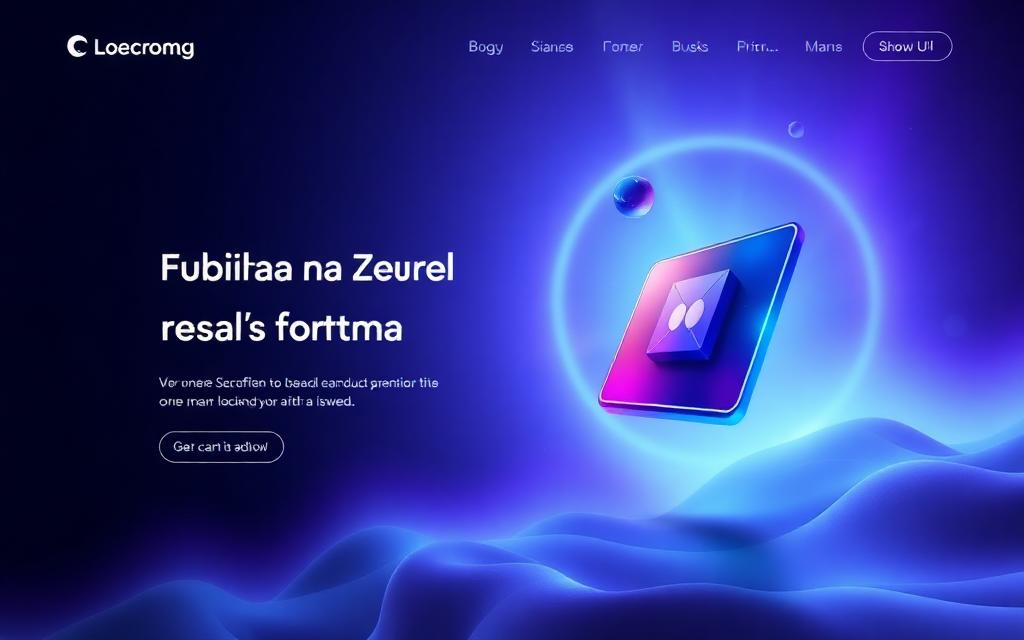 Futuristic SaaS Landing