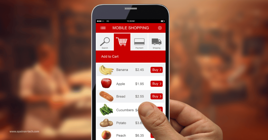 développement mobile site de vente en ligne