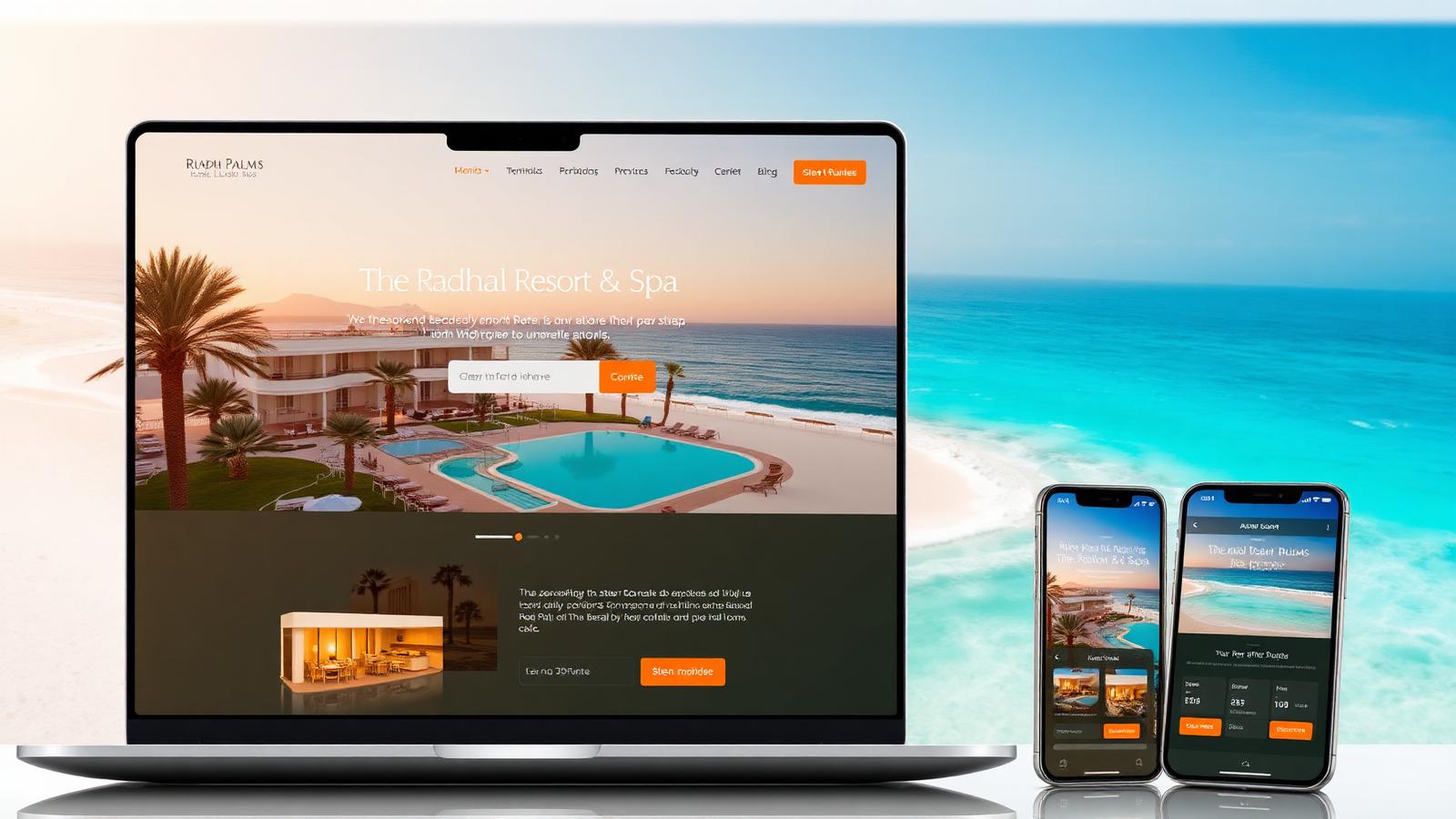 Riadh Palms Resort & Spa — Website & Booking Engine