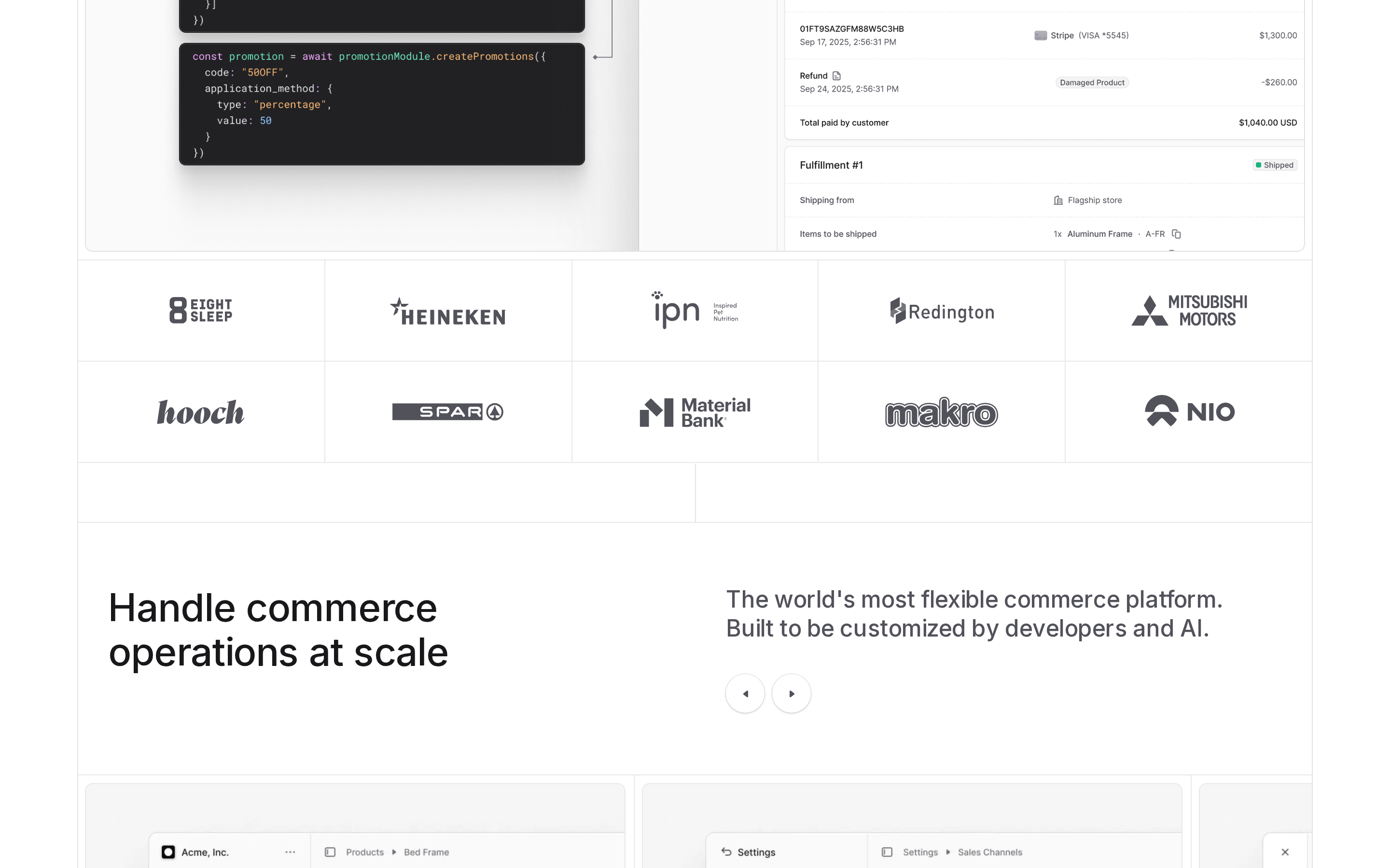 Modules — advanced commerce logic for any use case